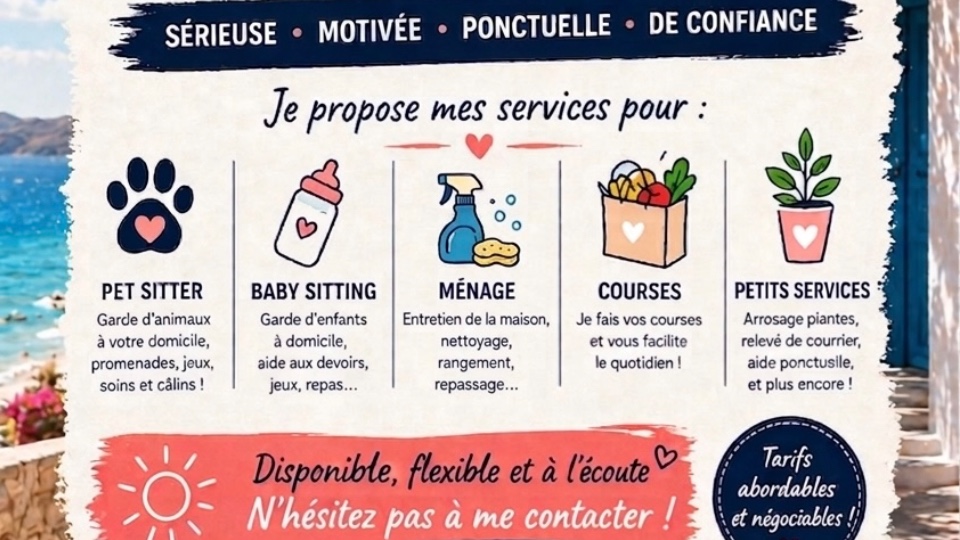 Aide à domicile-petit service