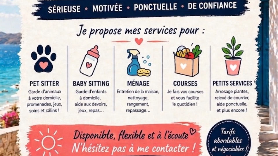 Aide à domicile – petits services